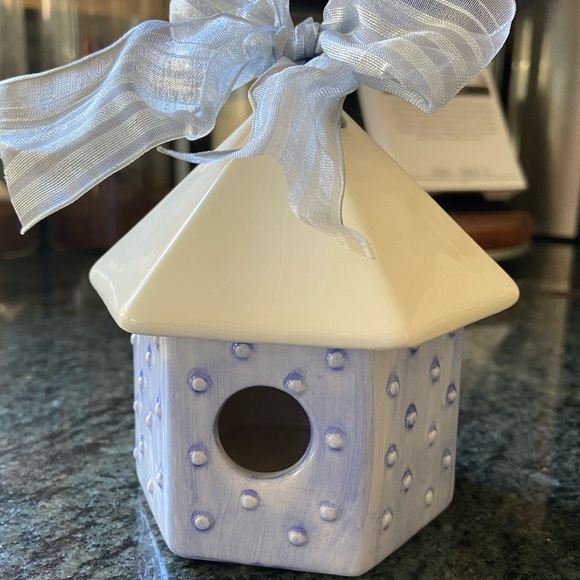 Spring Decor - Mini Ceramic Birdhouse - Picture 3 of 7